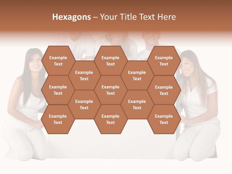 Cheerful Poster People PowerPoint Template