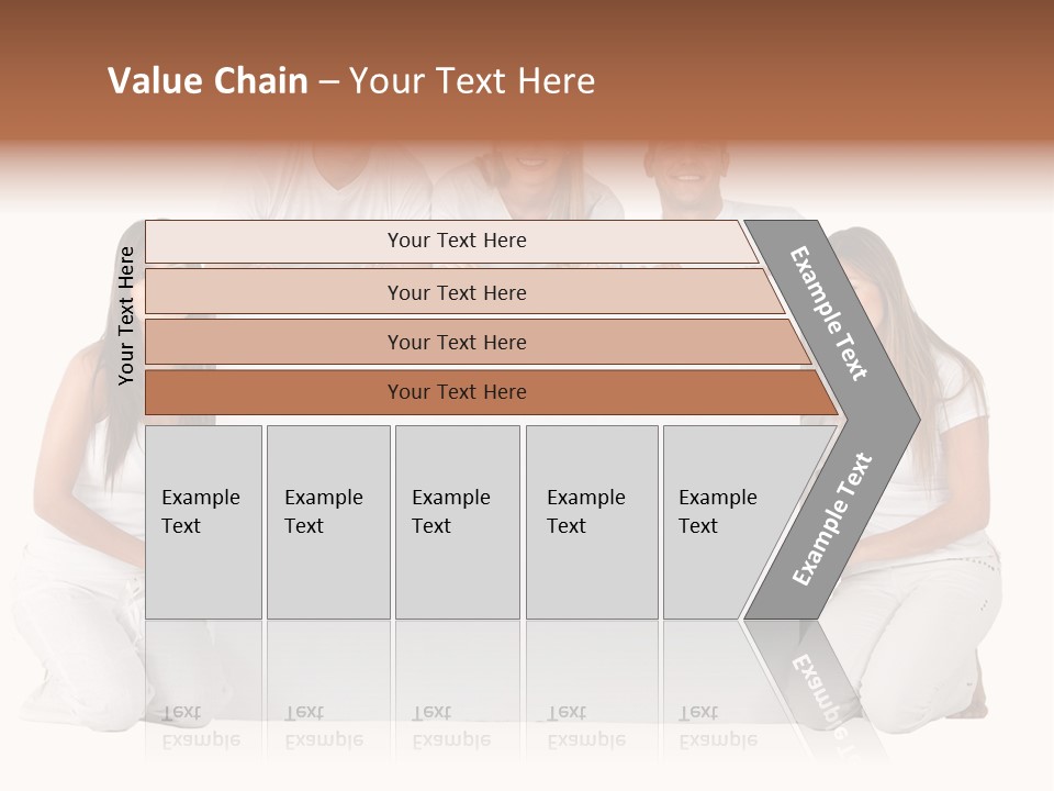 Cheerful Poster People PowerPoint Template
