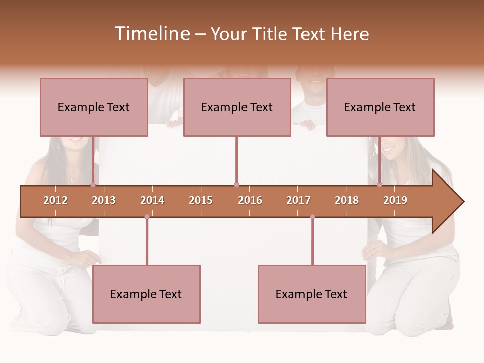 Cheerful Poster People PowerPoint Template