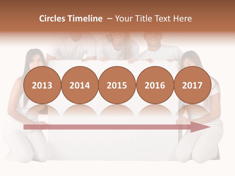 Cheerful Poster People PowerPoint Template