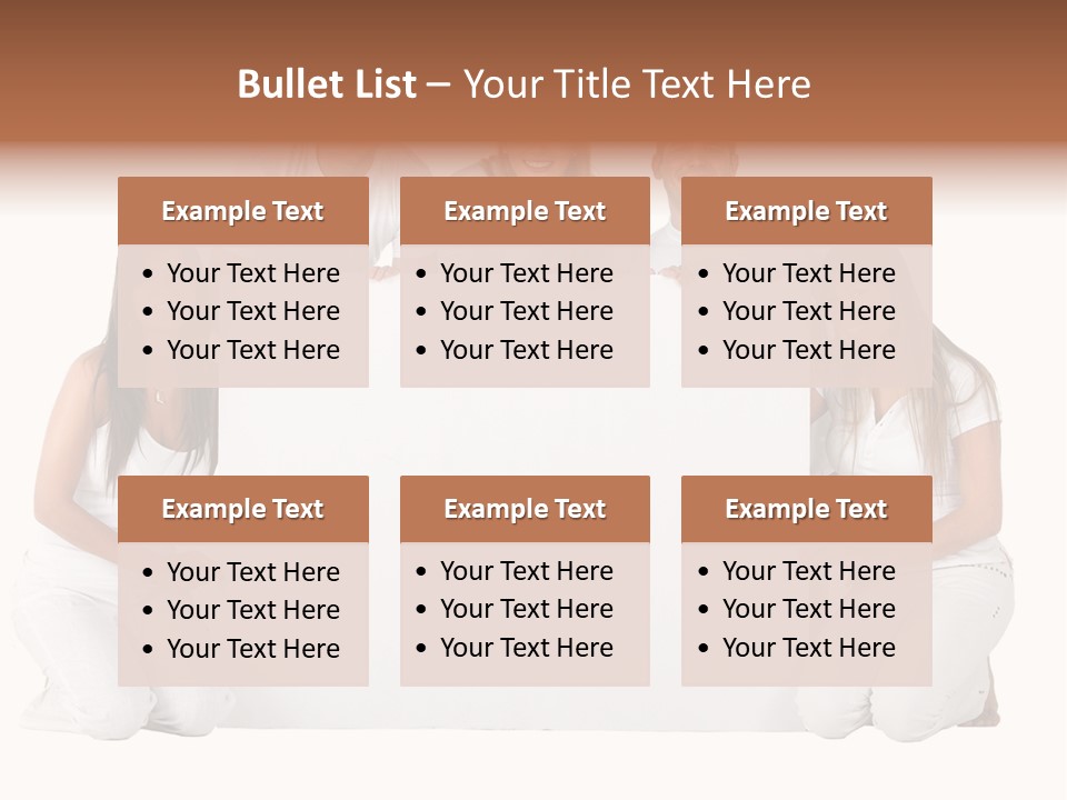 Cheerful Poster People PowerPoint Template