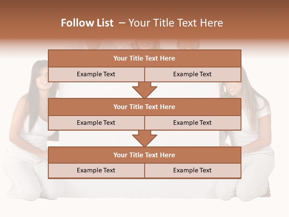Cheerful Poster People PowerPoint Template