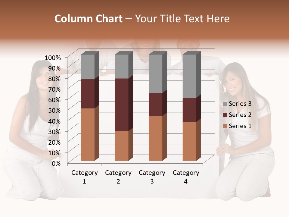 Cheerful Poster People PowerPoint Template