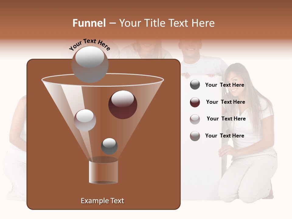 Cheerful Poster People PowerPoint Template