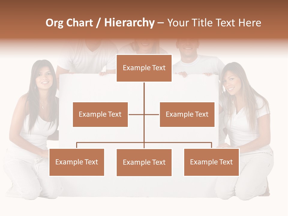 Cheerful Poster People PowerPoint Template