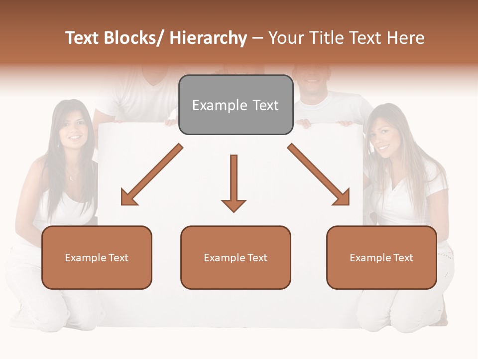 Cheerful Poster People PowerPoint Template