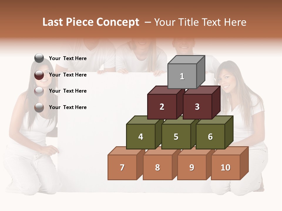 Cheerful Poster People PowerPoint Template