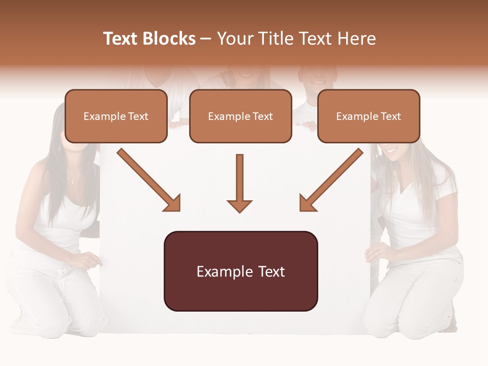 Cheerful Poster People PowerPoint Template