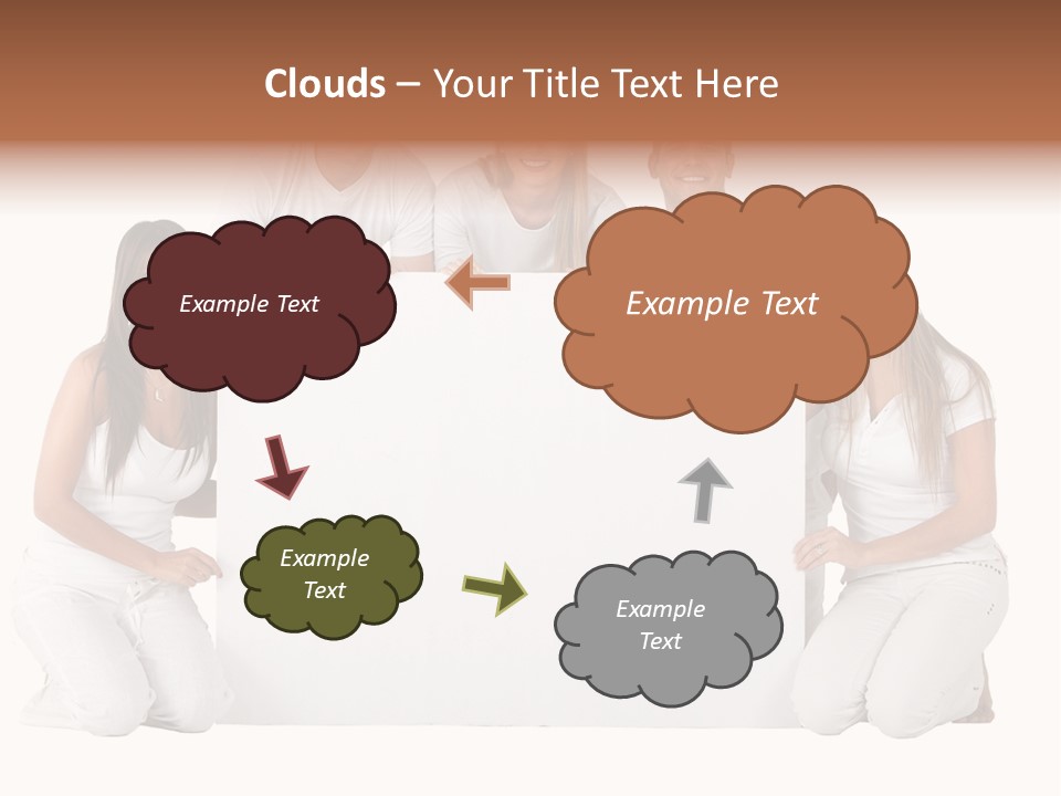Cheerful Poster People PowerPoint Template