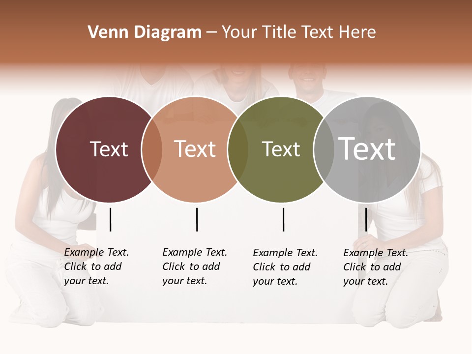 Cheerful Poster People PowerPoint Template