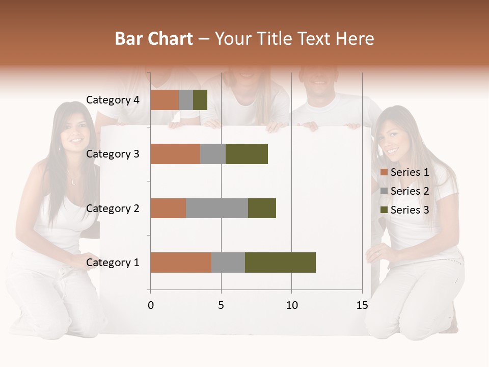 Cheerful Poster People PowerPoint Template