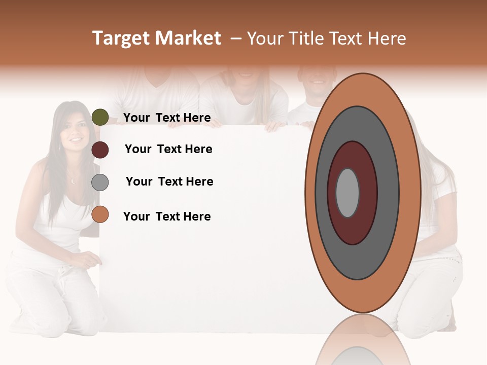 Cheerful Poster People PowerPoint Template