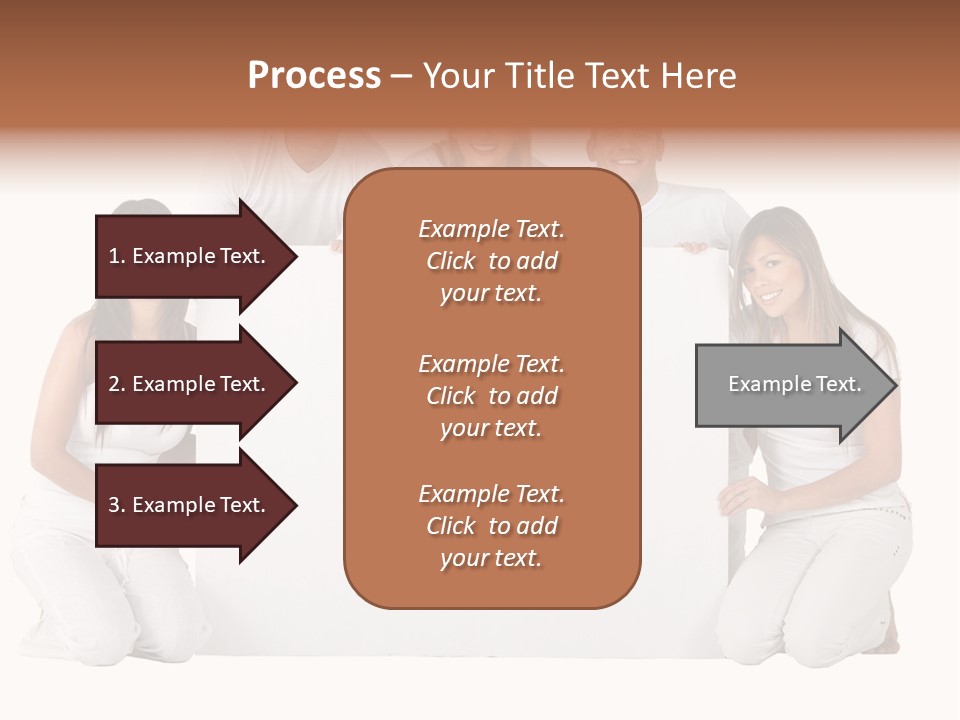 Cheerful Poster People PowerPoint Template