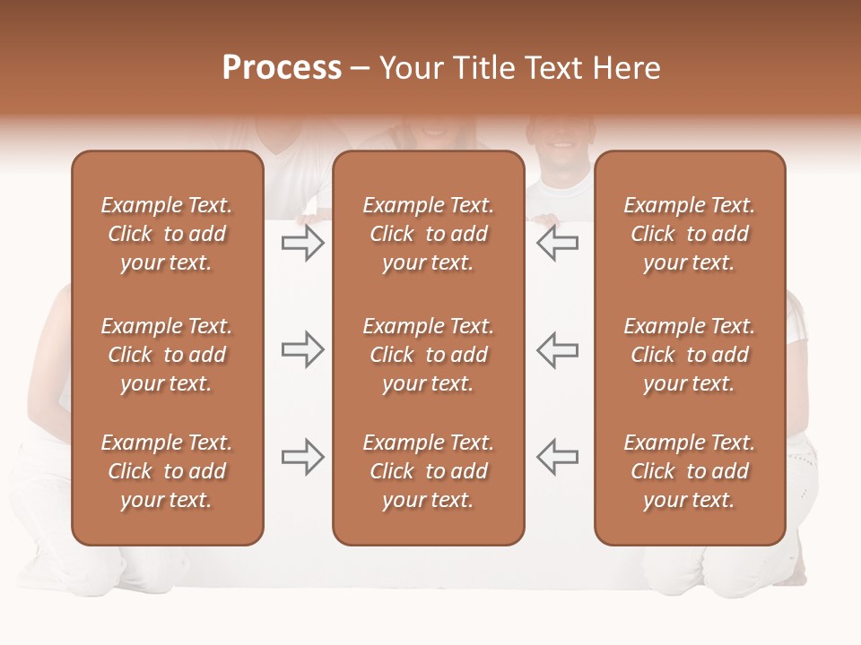 Cheerful Poster People PowerPoint Template