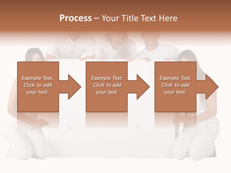 Cheerful Poster People PowerPoint Template