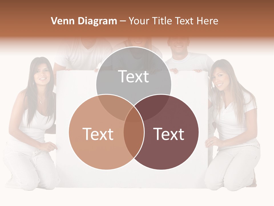 Cheerful Poster People PowerPoint Template