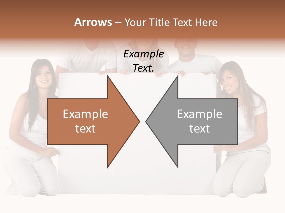 Cheerful Poster People PowerPoint Template