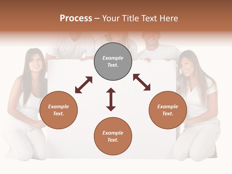 Cheerful Poster People PowerPoint Template