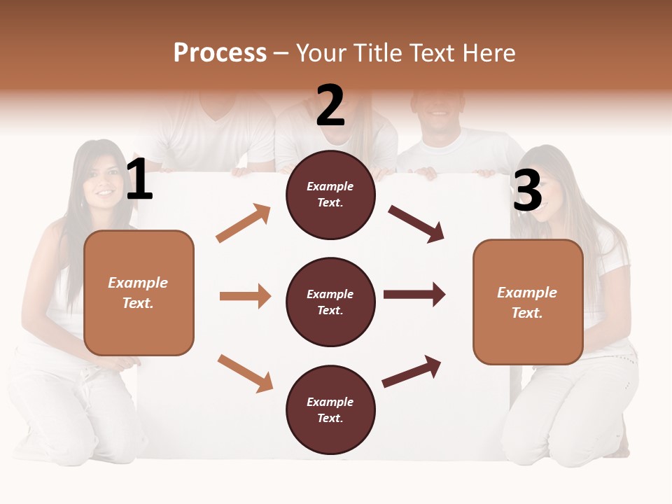 Cheerful Poster People PowerPoint Template