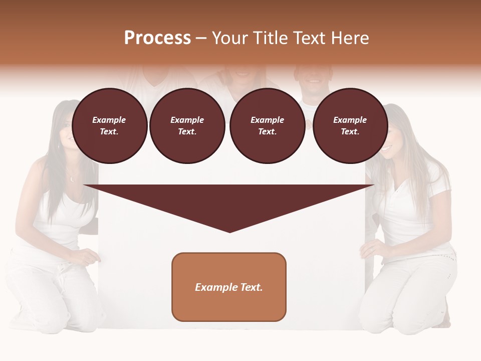 Cheerful Poster People PowerPoint Template