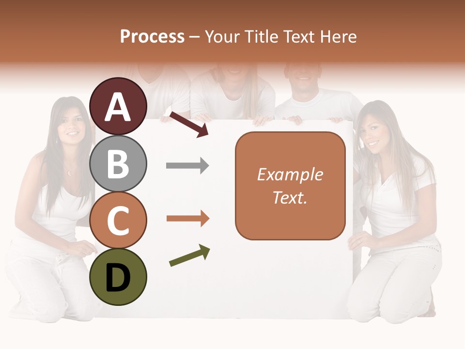 Cheerful Poster People PowerPoint Template