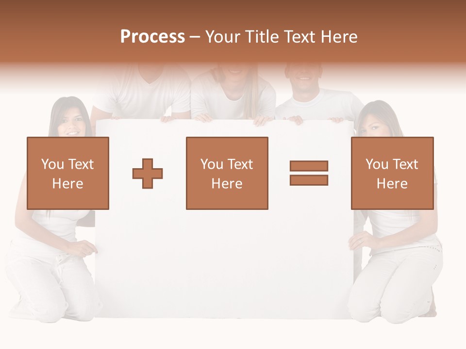 Cheerful Poster People PowerPoint Template