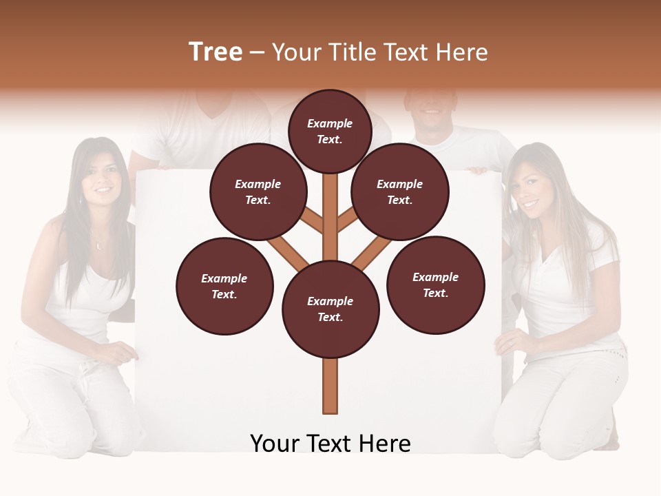 Cheerful Poster People PowerPoint Template