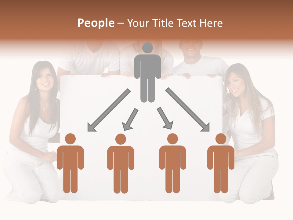 Cheerful Poster People PowerPoint Template