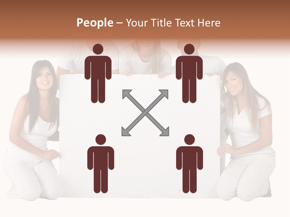 Cheerful Poster People PowerPoint Template