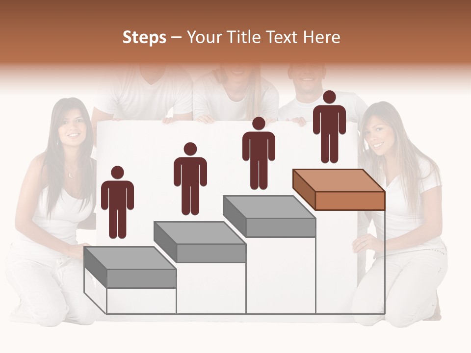 Cheerful Poster People PowerPoint Template