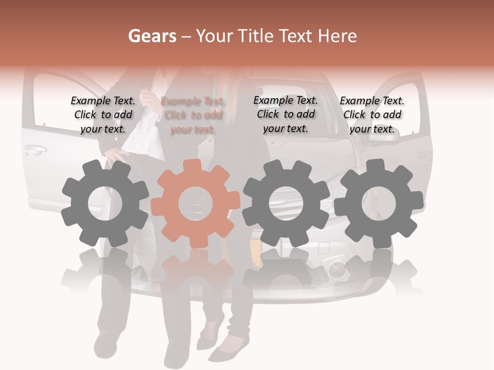 Girl Colleagues Partnership PowerPoint Template