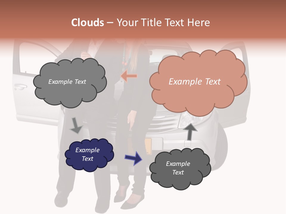 Girl Colleagues Partnership PowerPoint Template