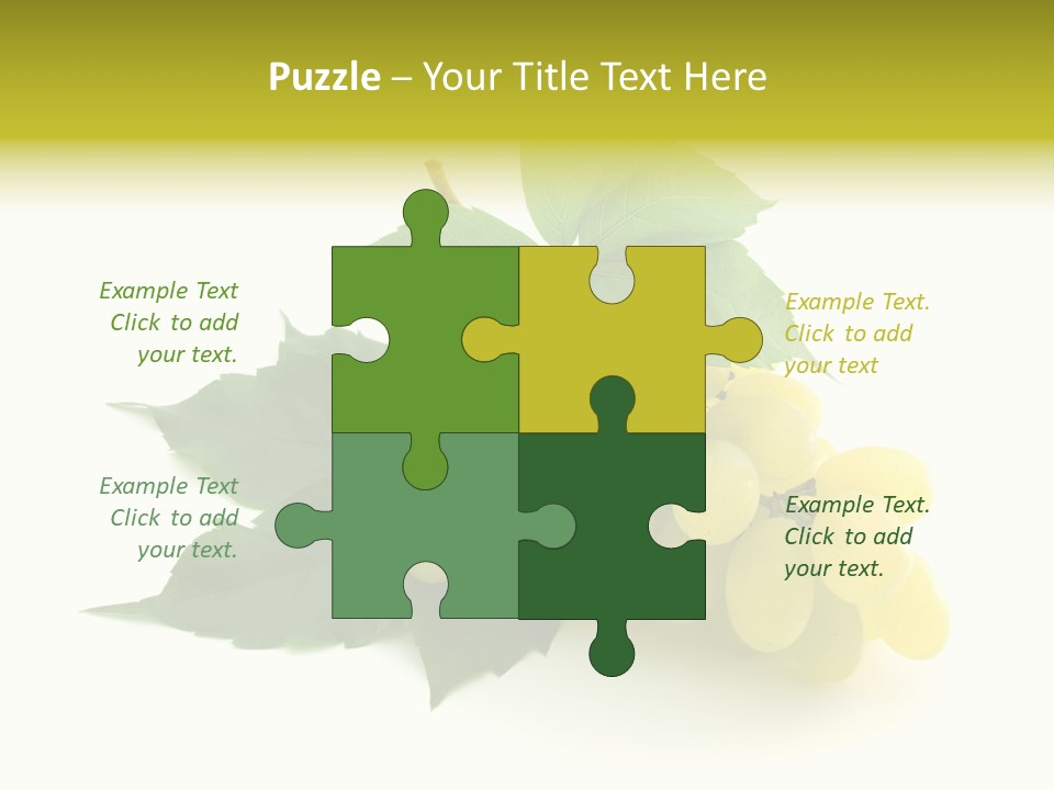 Sweet Food Isolated PowerPoint Template