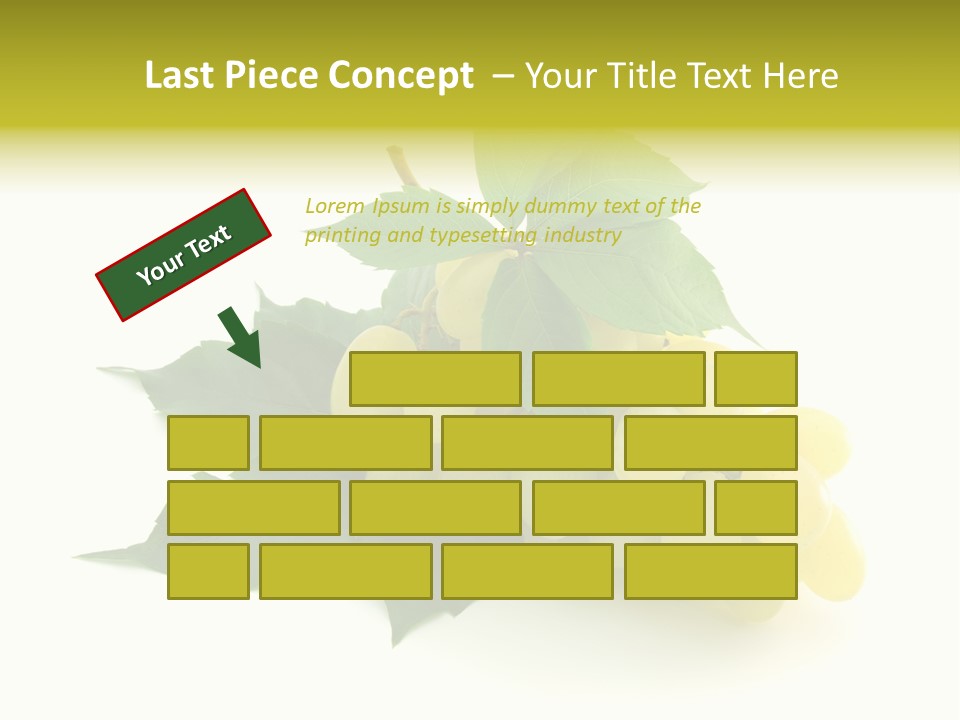 Sweet Food Isolated PowerPoint Template