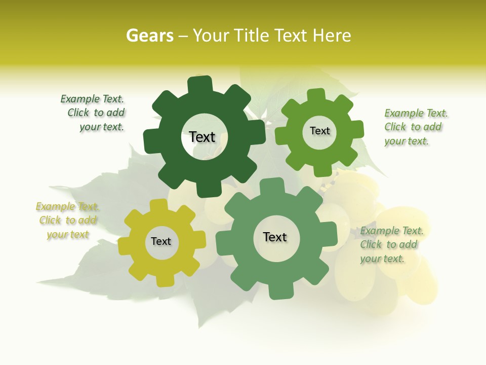 Sweet Food Isolated PowerPoint Template