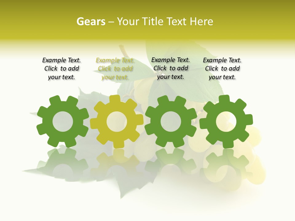 Sweet Food Isolated PowerPoint Template