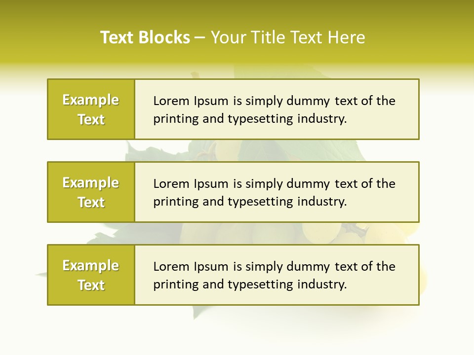 Sweet Food Isolated PowerPoint Template