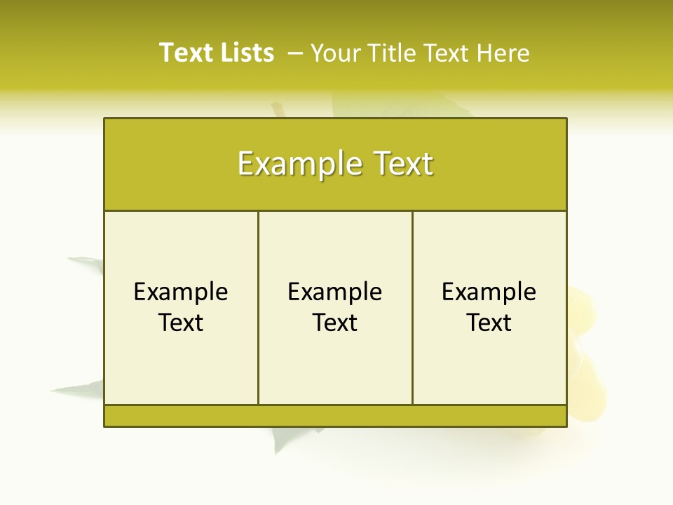 Sweet Food Isolated PowerPoint Template