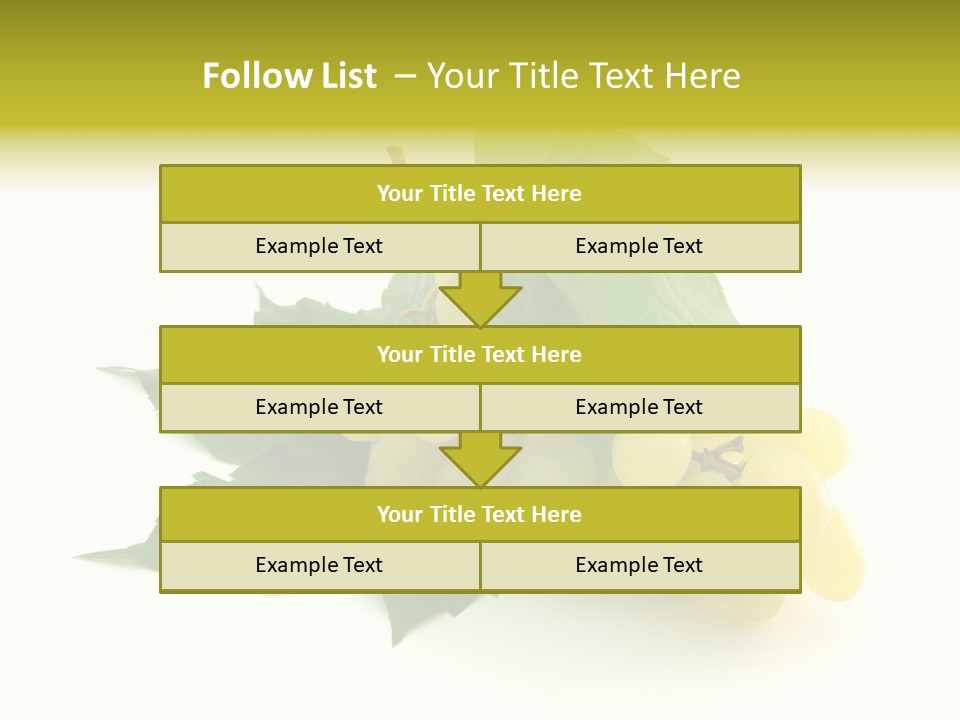 Sweet Food Isolated PowerPoint Template