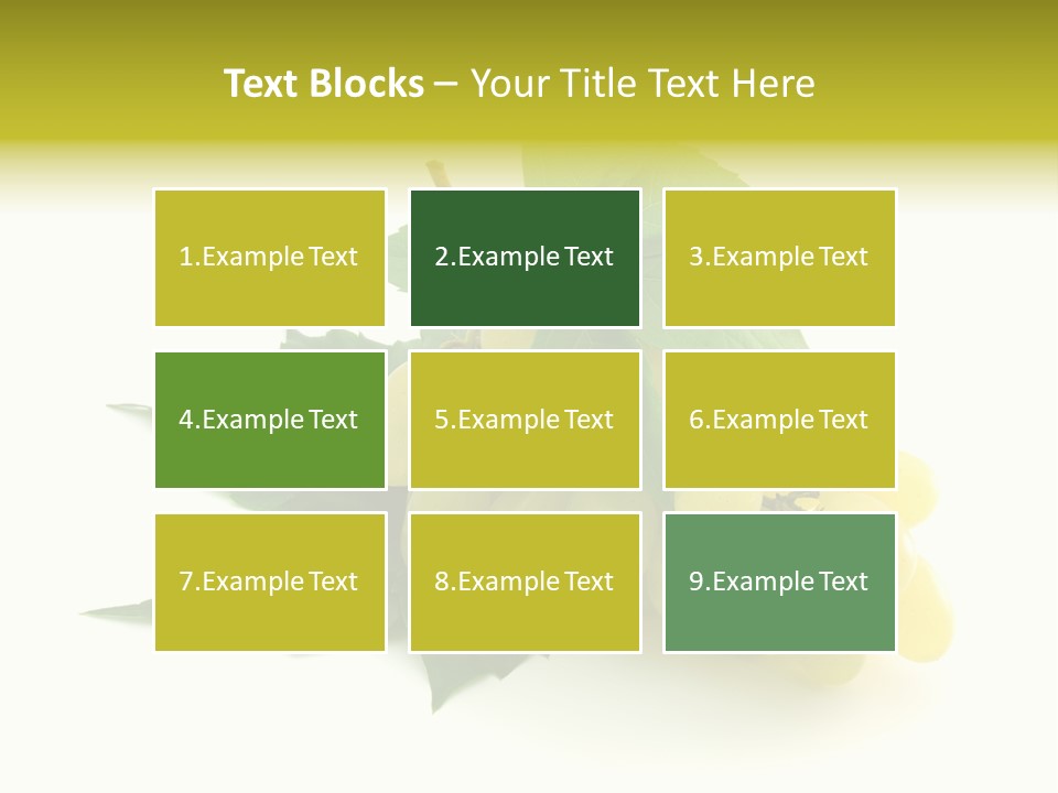 Sweet Food Isolated PowerPoint Template