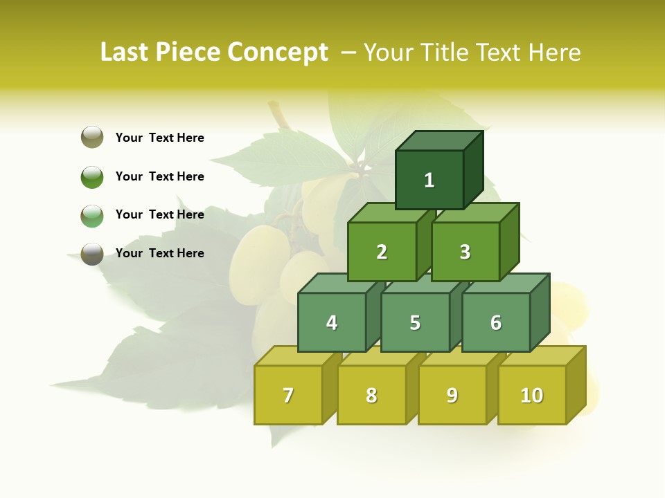 Sweet Food Isolated PowerPoint Template