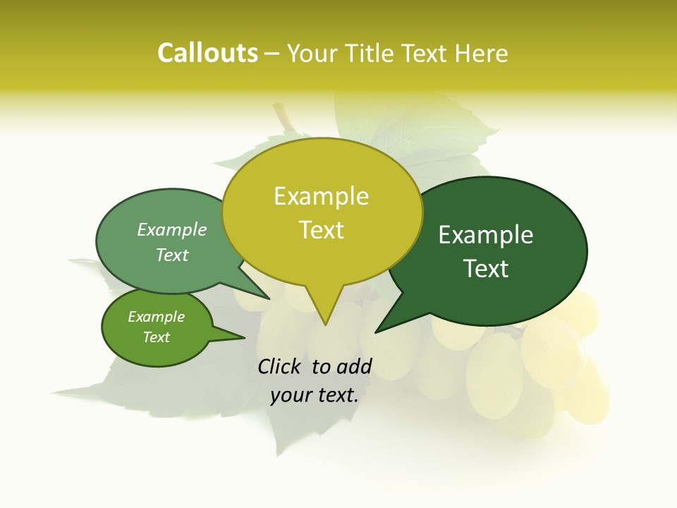 Sweet Food Isolated PowerPoint Template
