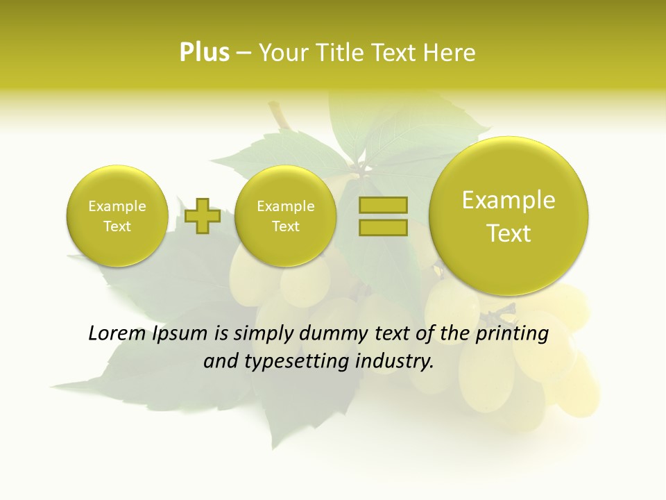 Sweet Food Isolated PowerPoint Template