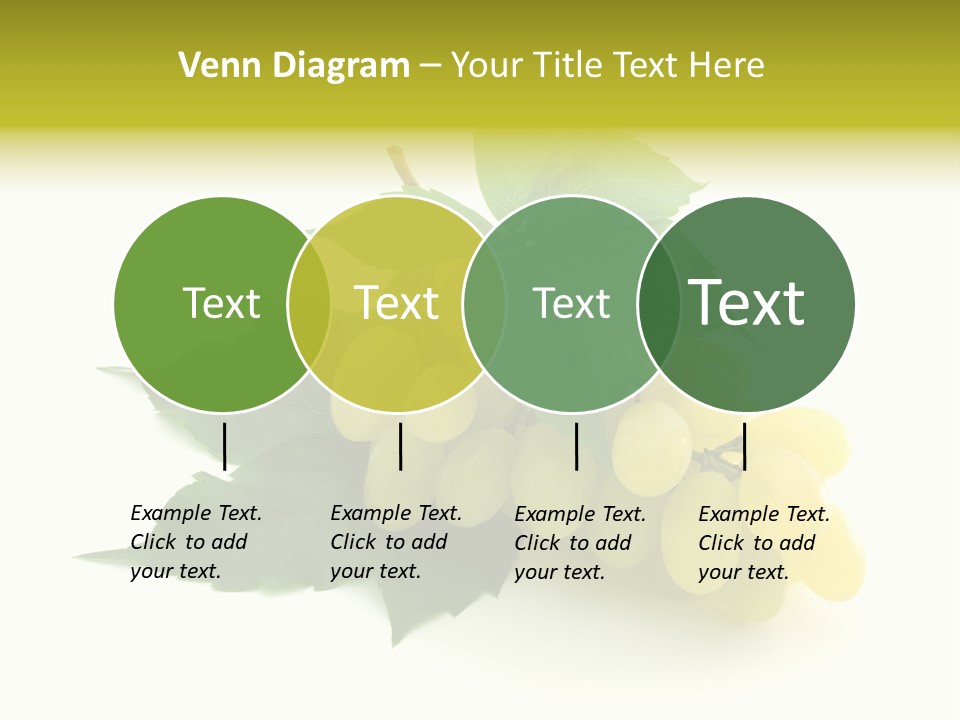 Sweet Food Isolated PowerPoint Template