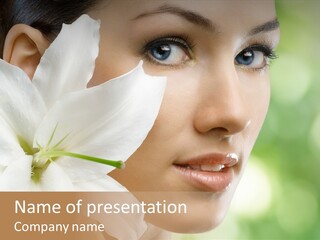 Flower Spa Healthcare PowerPoint Template