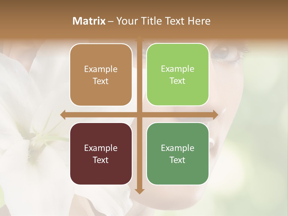 Flower Spa Healthcare PowerPoint Template