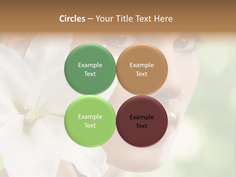 Flower Spa Healthcare PowerPoint Template