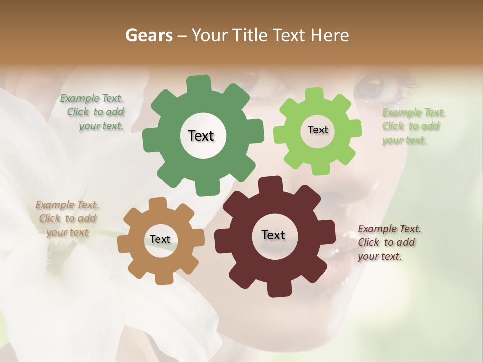 Flower Spa Healthcare PowerPoint Template