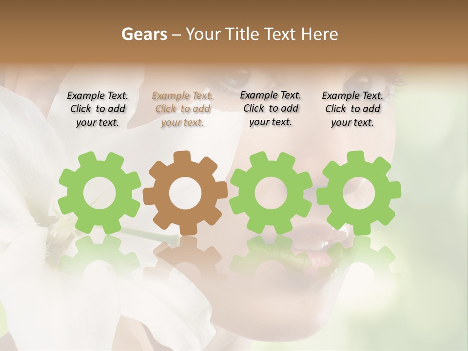 Flower Spa Healthcare PowerPoint Template