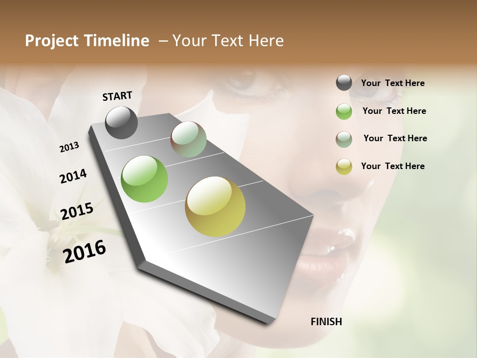 Flower Spa Healthcare PowerPoint Template